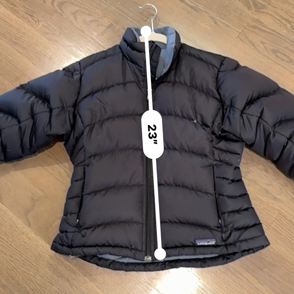 Patagonia Black Goose Down Puffer Jacket Women M Gorpcore Outdoor Hiking - U BIN - Picture 8 of 8